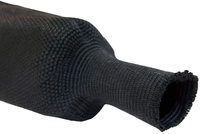 Manchon thermorétractable flexible en tissu tressé, manchons de protection thermorétractables, manchons tissés en polyester thermorétractable