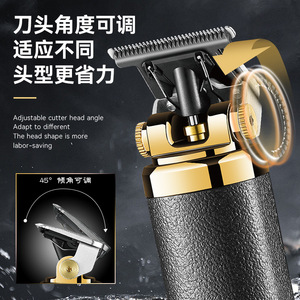 Tondeuse à cheveux professionnelle Kemei Km-5085, charge USB, longueurs réglables, pour hommes, coupe de barbe - Product Image 5