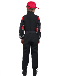 Costumi da Pilota da Corsa per Bambini con Cappello per Halloween e Spettacoli - Materiale in Poliestere Stile Urbano - Product Image 4