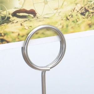 Carte postale de table en métal de style moderne pour bricolage personnalisé <span class=keywords><strong>Place</strong></span> Holder Favors Sign Seat Card for Wedding Birthday Decor in Restaurant Hotel - Product Image 3