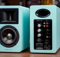 Enceinte Bluetooth active Airpulse A80 avec sortie subwoofer, APT-X 5.0, XOMS USB et télécommande pour bureau