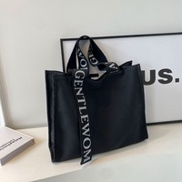Sac fourre-tout en toile extra large avec logo imprimé personnalisé pour femmes sac fourre-tout en toile de plage avec poche zippée