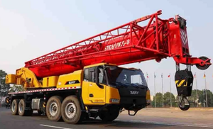 משאית משומשת מנוף סאני 800 80 טון עגור הידראולי זרוע בום 4 x4 משאית רכוב מנוף - Product Image 2