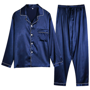 Camicie da Notte per Donne e Pigiami Estivi Primaverili Autunnali in Seta Ultra Sottile per <span class=keywords><strong>Uomo</strong></span> - Product Image 4
