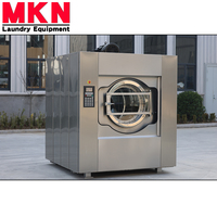 Équipement de lavage programmable PLC MKN 100 kg avec écran LCD anglais, équipement de blanchisserie hôtelier écoénergétique
