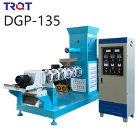 Machine extrudeuse d'aliments pour poissons électrique TRQT, capacité industrielle de 1 tonne/h, modèle à granulés flottants, triphasé 380V, carbone