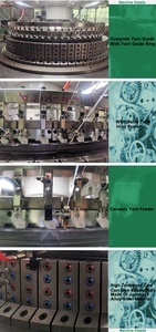 Machine à tricoter circulaire à larges mailles, Double Jersey Interlock, pour tricoter un tissu Jacquard Simple pour organiser les <span class=keywords><strong>aiguilles</strong></span> à tricoter et les caméras - Product Image 2