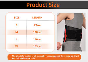 <span class=keywords><strong>Cinturón</strong></span> de Soporte Lumbar AOFIT Transpirable y Ajustable <span class=keywords><strong>con</strong></span> Sistema de Poleas y Diseño de Cordón para Alivio del Dolor - Product Image 6