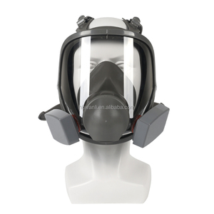 Masker Gas Profesional Full Face dengan Filter Cartridge - <span class=keywords><strong>Respirator</strong></span> Anti-VOC & Debu - Product Image 2