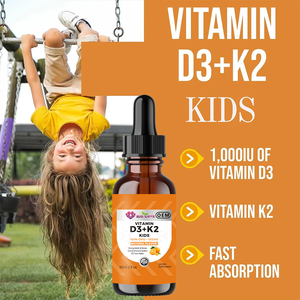 Gouttes de <span class=keywords><strong>vitamine</strong></span> D3 K2 pour nourrissons, 60 gouttes, recommandées par les pédiatres pour un <span class=keywords><strong>d</strong></span>éveloppement immunitaire et squelettique sain - Product Image 6