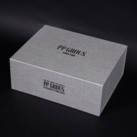 Boîte cadeau pliable avec logo personnalisé, boîtes cadeau rigides en papier pliables pour bijoux, cosmétiques, artisanat