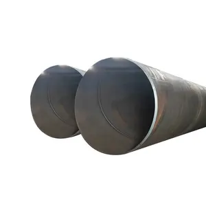 파이프 튜브 물 공급 배수관 외부 3PE 시멘트 모르타르 안감 부식 방지 SSAW 강철 나선형 강철 API 5L 라운드