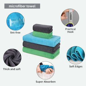 Toalla de baño ultra suave y altamente absorbente de microfibra <span class=keywords><strong>Toallas</strong></span> ligeras y de secado rápido <span class=keywords><strong>para</strong></span> <span class=keywords><strong>el</strong></span> <span class=keywords><strong>cuerpo</strong></span> <span class=keywords><strong>Toallas</strong></span> de baño multicolores - Product Image 4
