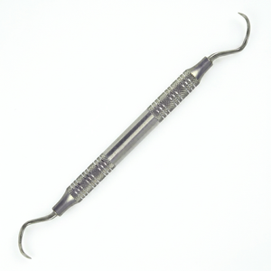 เครื่องมือผ่าตัดสแตนเลสแบบมืออาชีพ ยี่ห้อ BISONS รุ่น Manual Professional Sickle Hoe Scaler คุณภาพสูง ได้รับการรับรองมาตรฐาน CE - Product Image 1