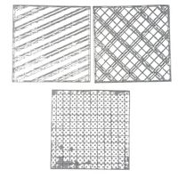 Lot de 3 pochoirs de dessin DIY 5,8 x 5,8 pouces pour la peinture