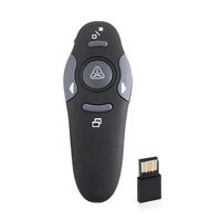 Puntero láser de 2,4G, bolígrafo remoto de giro de página, presentación PPT, clicker de PowerPoint para reunión de discurso en el aula, bolígrafo de demostración USB