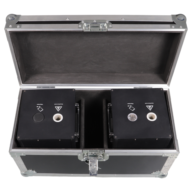 2025 2in1 600W Cold Spark Machine Professional Customized Aluminum Flight Case Wheels Stage Lighting Equipment