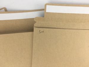 Formato personalizzato 500gsm kraft busta rigida per spedizione in cartone busta postale in cartone rigido per <span class=keywords><strong>pacchetto</strong></span> ufficio - Product Image 5