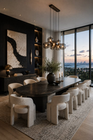 Projet de villa, mobilier italien de luxe, solution clé en main, mobilier sur mesure, salon complet, canapés, style moderne