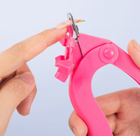 Prix d'usine – Coupe-ongles professionnel en plastique en forme de U pour extensions d'ongles, outil de nail art