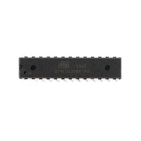 Microcontrolador ATMEGA328P-PU AVR de 8 bits, 20MHz, 32KB Flash, DIP28, para Proyectos de Control Integrado con Arduino
