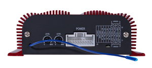 4 Channel Class D Digital Car <b>Amplifier</b> Red Color Aluminum Heat Sink Design High Power Audio Amp <b>with</b> Built-in Crossovers - Product Image 4