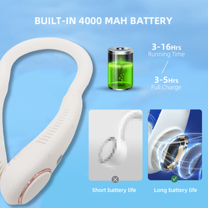 PCM Cooling Ring High-Speed Neck <b>Fan</b> - <b>Portable</b> Ice Therapy with Long-lasting Refrigeration and Battery Life - Product Image 3