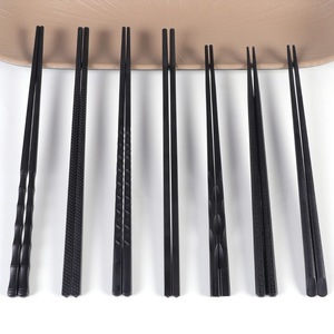 Nhà Máy Giá Tái Sử Dụng Bền Bộ Đồ Ăn Nhà Bếp Sushi Đũa Non-Slip Trung Quốc Đũa Nhựa Hợp Kim Đũa - Product Image 2