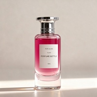 Flacon de parfum en verre vide coloré le plus vendu, 50 ml, cylindrique, avec bouchon en alliage de zinc