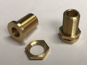 Đồng thau đuổi theo núm vú cho 3/8 "hoặc <span class=keywords><strong>1</strong></span>/2" Ống - Product Image 3
