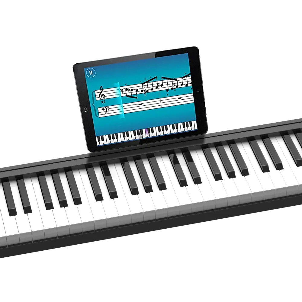 Nieuw Product Hoge Kwaliteit Elektronische Piano Midi Keyboard Onderwijs Piano Draagbare Piano Gemakkelijk Te Dragen Met Batterij