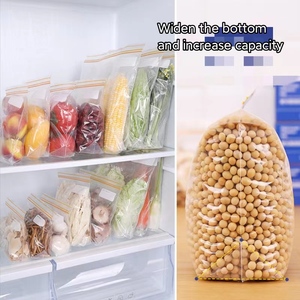 Sacs alimentaires film plastique sacs transparents de conservation des aliments dans des boîtes retirables sacs de rangement scellés pour fruits, légumes et fruits de mer - Product Image 4
