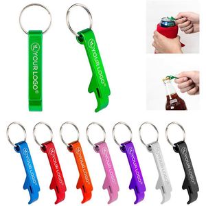 Cadeaux promotionnels écologiques personnalisés, ouvre-bouteille en aluminium pour boissons fraîches, ouvre-bouteille de bière, anneaux porte-clés - Product Image 3