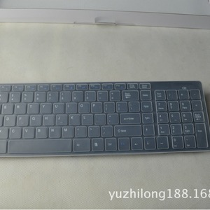 Couverture de clavier en silicone, disposition américaine, étanche, pour la protection des claviers d'ordinateurs portables et de bureau - Product Image 2