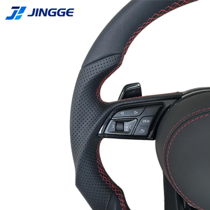 Volant sport en cuir personnalisé de haute qualité, style exclusif pour <span class=keywords><strong>Audi</strong></span> RS7 RS3 <span class=keywords><strong>RS4</strong></span> RS5 RS6 S4 Q3 Q5 A4 A6 C8 R8 A5 TT A7 TTRS - Product Image 3