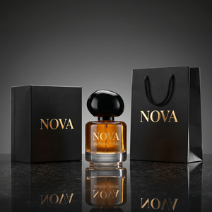 Flacon pulvérisateur de <span class=keywords><strong>parfum</strong></span> 30 ml en verre transparent carré avec base épaisse, logo personnalisé, boîte, fabricant OEM ODM avec diffuseur à bâtonnets - Product Image 2