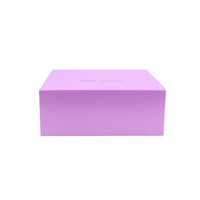 Boîte magnétique pliante en carton ondulé personnalisable Revêtement UV Stratification mate pour emballage de cils de rouge à lèvres perruque fabriqué au Vietnam