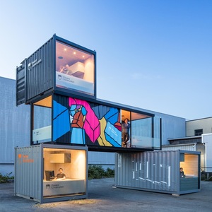 Alibaba Nhà máy cung cấp prefab nhà sẵn sàng thực hiện <span class=keywords><strong>container</strong></span> Mall cửa hàng hiện đại tùy chỉnh nhỏ nhà di động 3 năm sinh thái thân thiện - Product Image 1