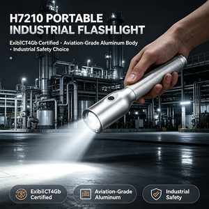 WOSEN Ex Ib IIC T4 Gb National Certification Explosion Proof LED Torch For Chemical Plant Oil Station Mining Powerful Flashlight - Product Image 4