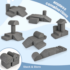 Tùy Chỉnh Trẻ Em Mềm Chơi Leo Núi Phòng Tập Thể Dục Trẻ Em Trẻ Em Bọt Khối 6 Mảnh Sân Chơi Trong Nhà Bé Mềm Chơi Leo Núi Thiết Bị - Product Image 5