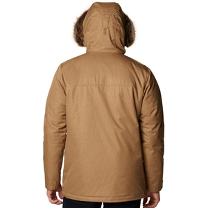 Parka coupe-vent personnalisée pour hommes Veste parka d'extérieur à capuche marron de taille plus imperméable longue pour réchauffer l'hiver Veste parka d'extérieur pour hommes - Product Image 6