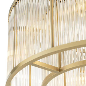 Nordique post-moderne chinois minimaliste vente moderne lumineux hôtel or salon maison verre intérieur lumières LED lustres <span class=keywords><strong>stylo</strong></span> - Product Image 2