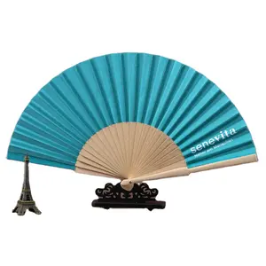 Quà Tặng Kinh Doanh Khuyến Mại Tây Ban Nha Folding Wood Hand Fan