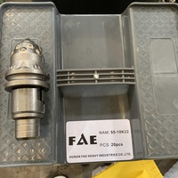 Dents de forage FAE Bullet Teeth à conception brevetée, à tige ronde, pour modèles B47K, C31, C30, utilisées pour les godets de forage de pieux, prix usine, pour applications de fondation