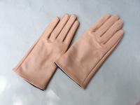 Gants jetables en peau de mouton, style coréen mignon, finition lisse, chauffe-mains d'hiver pour femmes, doublure en polyester, longueur opéra, vintage, ski