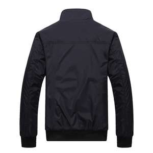 سترة رجالية كاجوال صلبة للربيع والخريف، ملابس خارجية رياضية بياقة ماندارين، جاكيتات رجالية للرجال، معاطف مقاس <span class=keywords><strong>M</strong></span>-4XL - Product Image 2