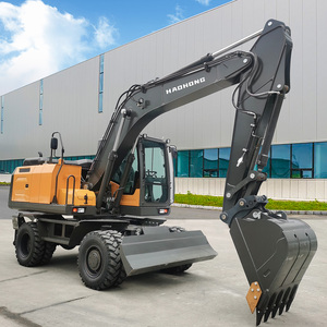 Gratis verzending CE wereldberoemde motor sterke kracht 4 tot 15 ton grote capaciteit bak mini wielgraver te koop - Product Image 2