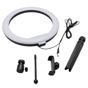 Nouvelle Lampe Annulaire LED Minimaliste Super Économique 2025 MINI pour Diffusion en Direct 10 Pouces - Product Image 2