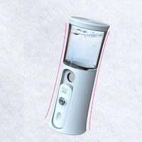 Léger bas prix ventes Portable USB Rechargeable électrique Nano brouillard vaporisateur beauté visage vapeur hydratant vapeur