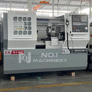 Çin'de yapılan CK6140 CNC torna makinesi yüksek kaliteli FANUC kontrol sistemi